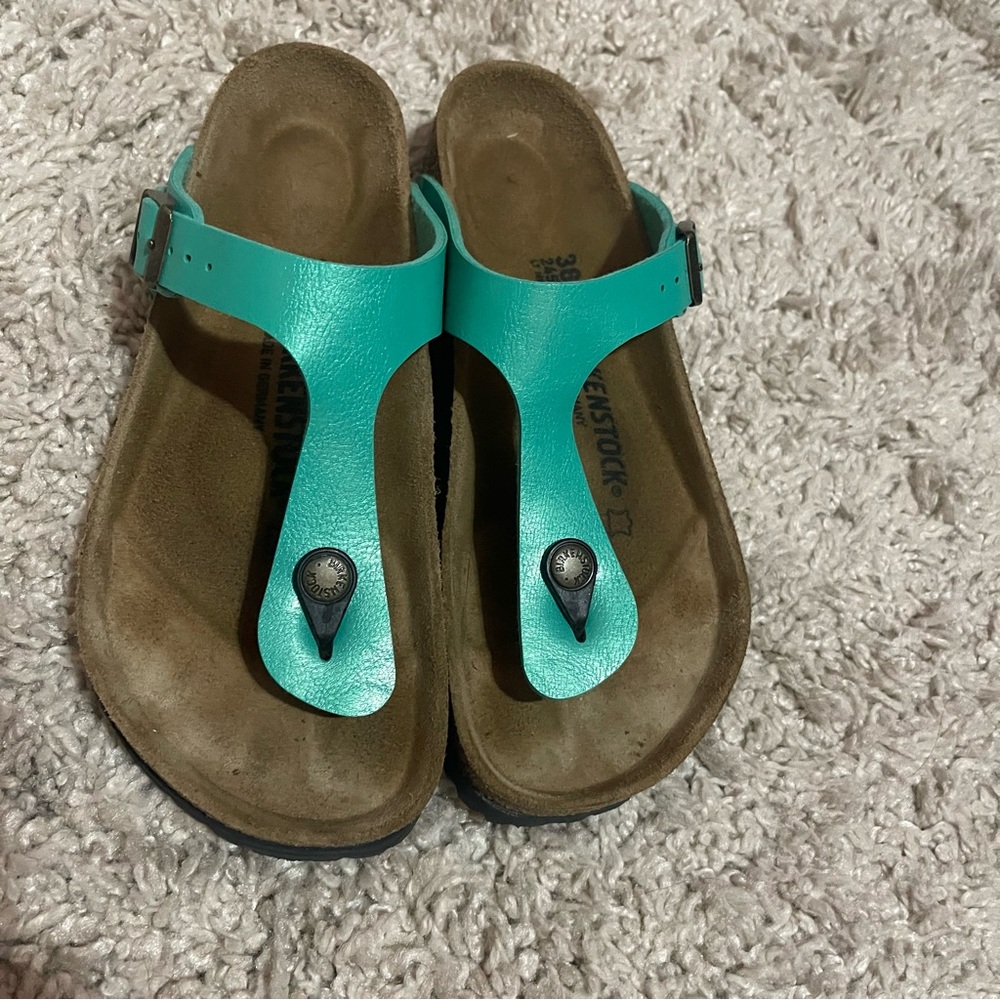 Birkenstock Womens Size  38  Flip Flops Excellent Condition